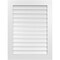 Ekena Millwork Vertical Surface Mount PVC Gable Vent: Functional, w/ 3-1/2"W x 1"P Standard Frame, 30"W x 40"H GVPVE30X4001SF - alternate 1